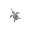 Charmalong™ Silver Plated Turtle Charm by Bead Landing™